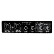 INTERFACE DE AUDIO DE 2 CANALES, 48V PARA MICROFONOS DE CONDENSADOR, SALIDA L-R, DOBLE ALIMENTACION DC DE ENTRADA