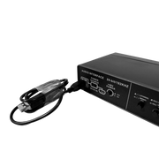 INTERFACE DE AUDIO DE 2 CANALES, 48V PARA MICROFONOS DE CONDENSADOR, SALIDA L-R, DOBLE ALIMENTACION DC DE ENTRADA