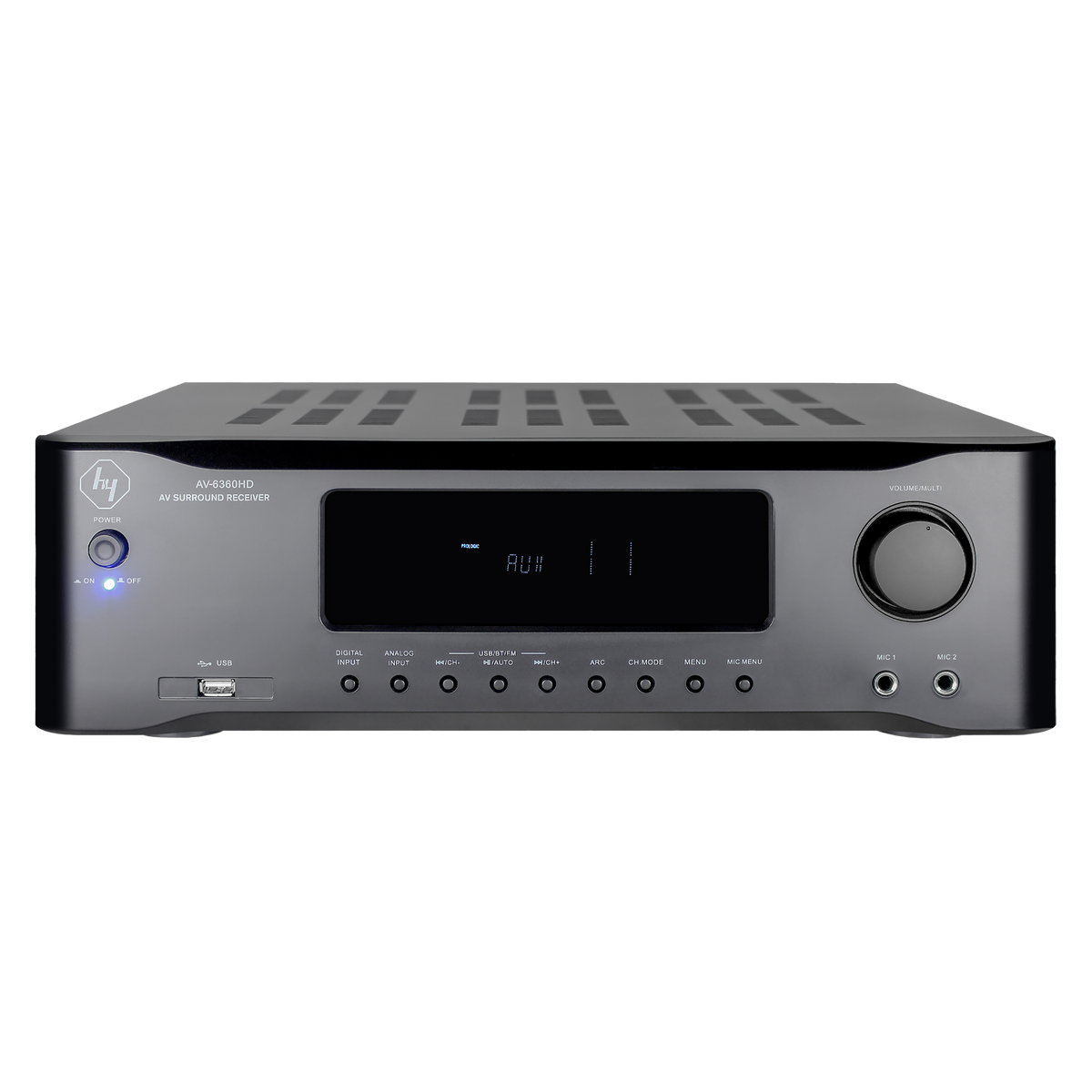 AMP HT 5.1 CH, 2X100W FRONT./3X20W CEN/SAT BT 4.0, USB, HDMI, OPT, COAX, RCA.