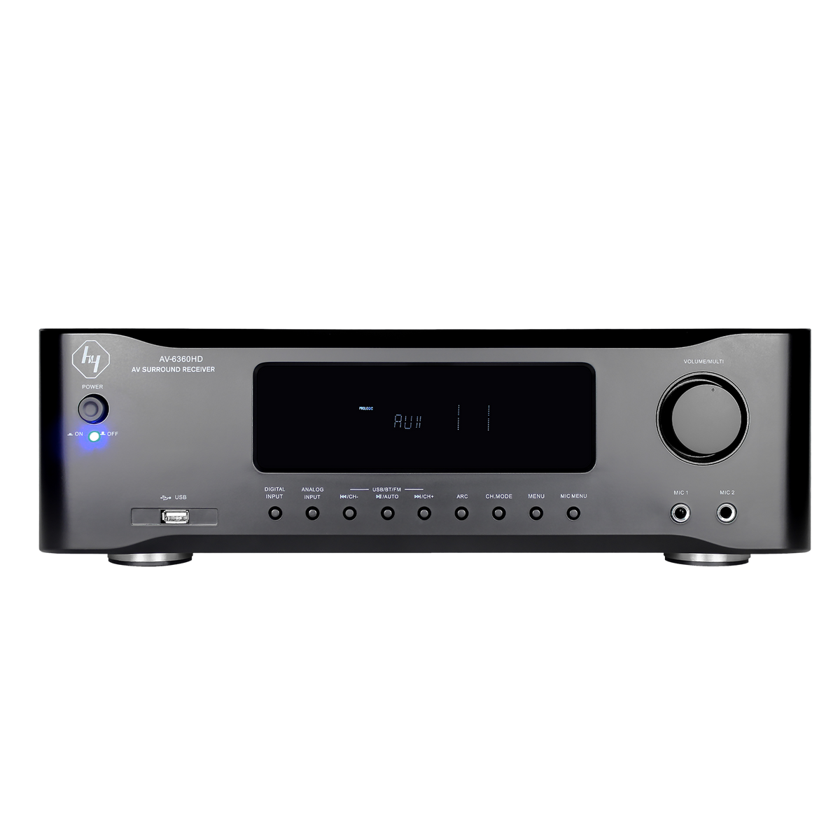 AMP HT 5.1 CH, 2X100W FRONT./3X20W CEN/SAT BT 4.0, USB, HDMI, OPT, COAX, RCA.