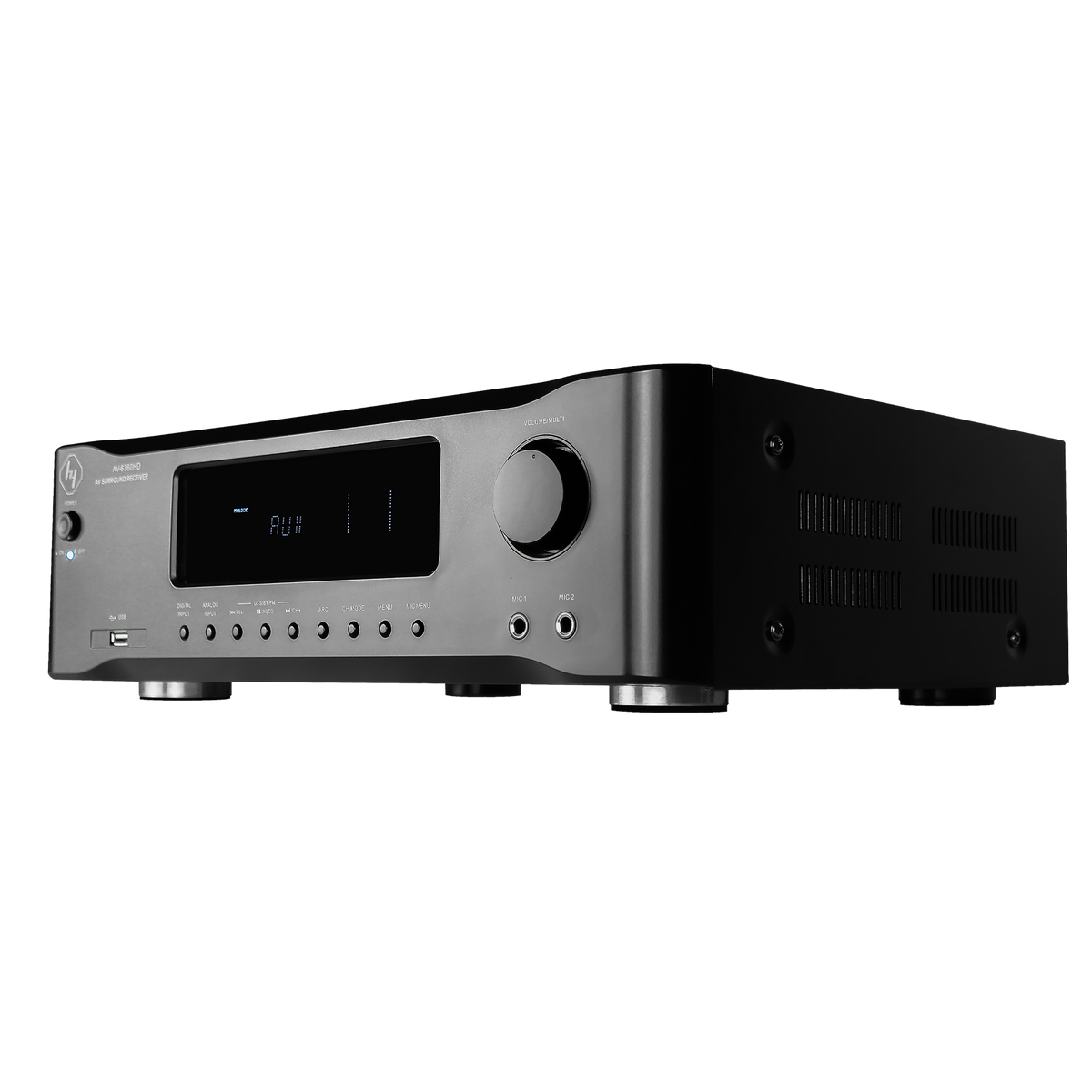 AMP HT 5.1 CH, 2X100W FRONT./3X20W CEN/SAT BT 4.0, USB, HDMI, OPT, COAX, RCA.