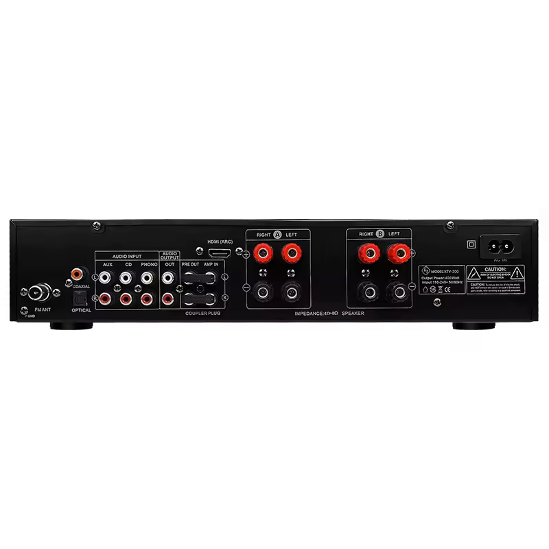 Amplificador Dos Zonas, 100Wx4, HYPERSOUND