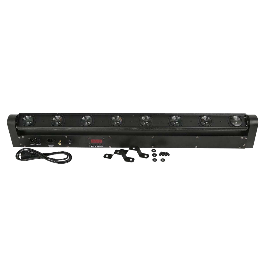 LUZ BARRA LED, RGBW, 8LEDX10W, DMX-512 5/14CH