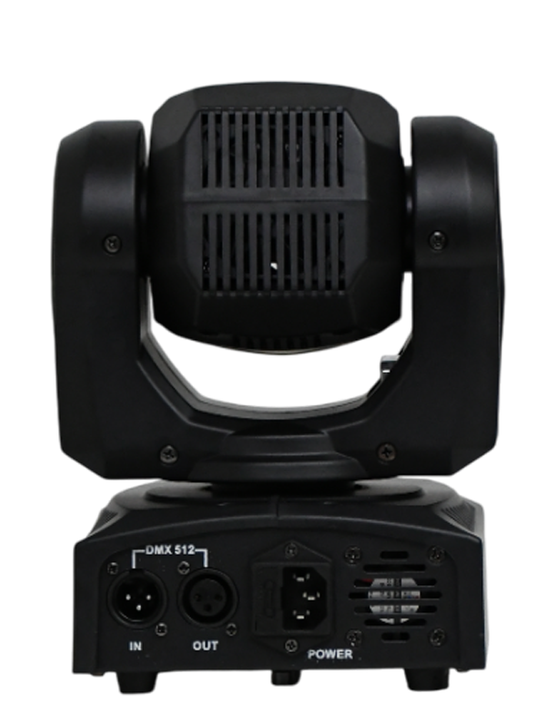 LUZ ROBOTICA CON RING LED, RGB, 7+1 GOBOS/12LED, 40W, EFECTO CALEIDOSCOPIO, 7+1 PATRONES, DMX-512 10/12CH
