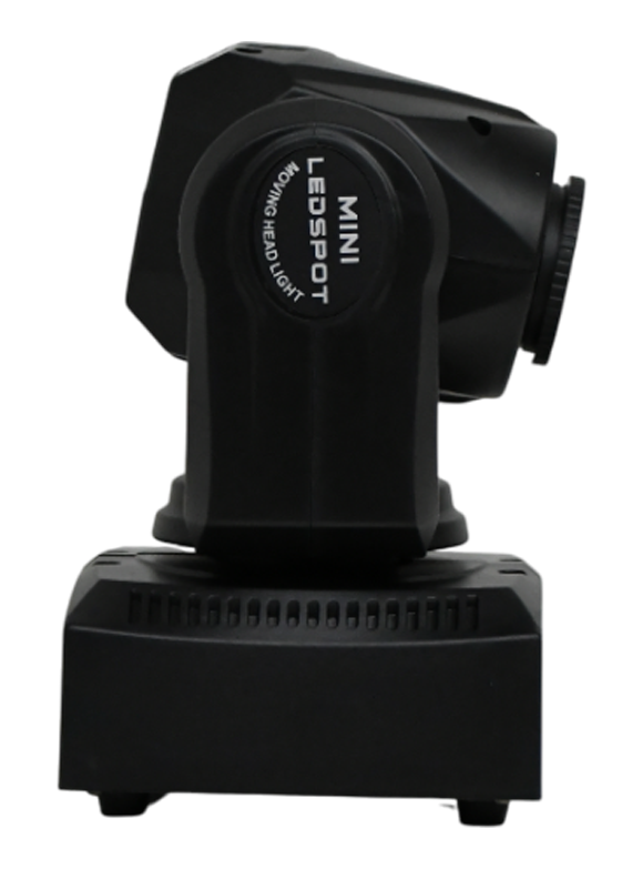 LUZ ROBOTICA CON RING LED, RGB, 7+1 GOBOS/12LED, 40W, EFECTO CALEIDOSCOPIO, 7+1 PATRONES, DMX-512 10/12CH