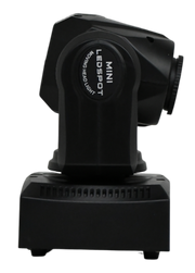 LUZ ROBOTICA CON RING LED, RGB, 7+1 GOBOS/12LED, 40W, EFECTO CALEIDOSCOPIO, 7+1 PATRONES, DMX-512 10/12CH