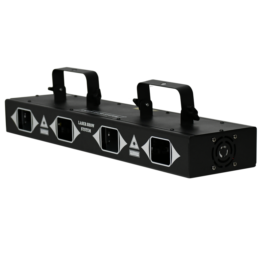 LUZ CABEZAL LASER, RGBP, 400MW, DMX-512