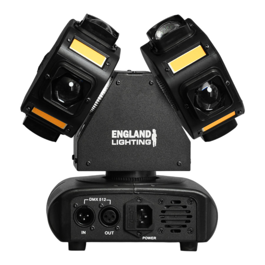 LUZ ROBOTICA HEXAGONAL CON LASER Y FLASH, RGB/RG/STROBO, 8LEDX10W ESTROBOSCOPICAS/1X100MW/1X30W, DMX-512