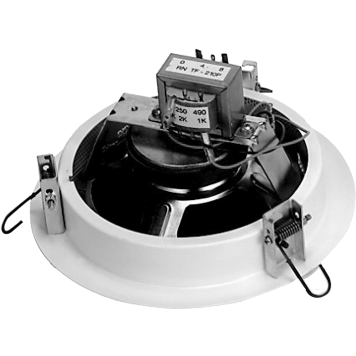 PARLANTE PARA TUMBADO, 5.5 PULG. CON TRANSFORMADOR, 50V-70V-100V, 5.5-8 OHM, 2.5-5-10W, 85DB