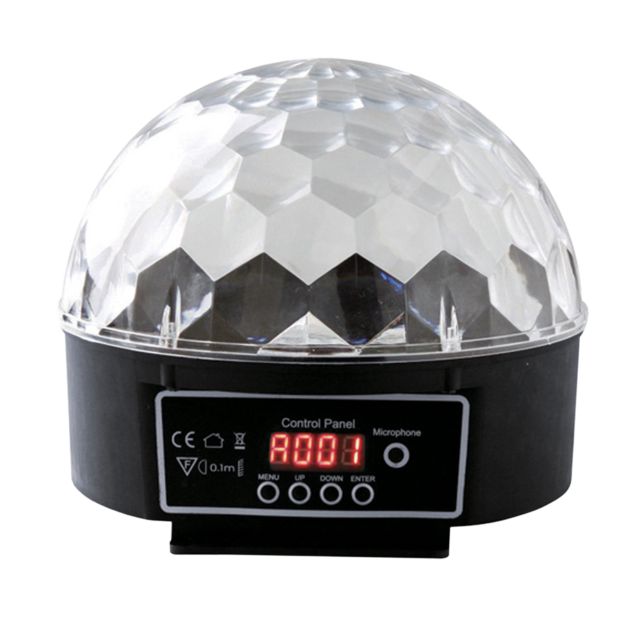 LUZ DOMO LED RGBWYP, 6LEDX3W, DMX