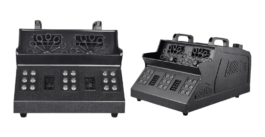 MAQUINA DE BURBUJAR CON INYECCION DE HUMO, 1500W, DMX512