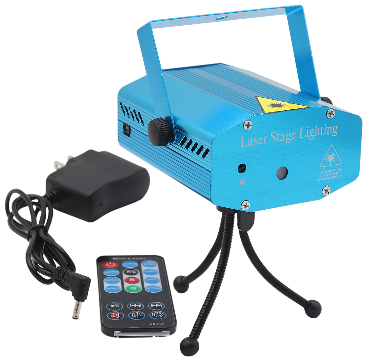 KIT DE LUCES, LASER Y CAMARA DE HUMO INCLUYE LIQUIDO DE HUMO
