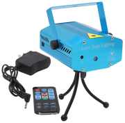 KIT DE LUCES, LASER Y CAMARA DE HUMO INCLUYE LIQUIDO DE HUMO