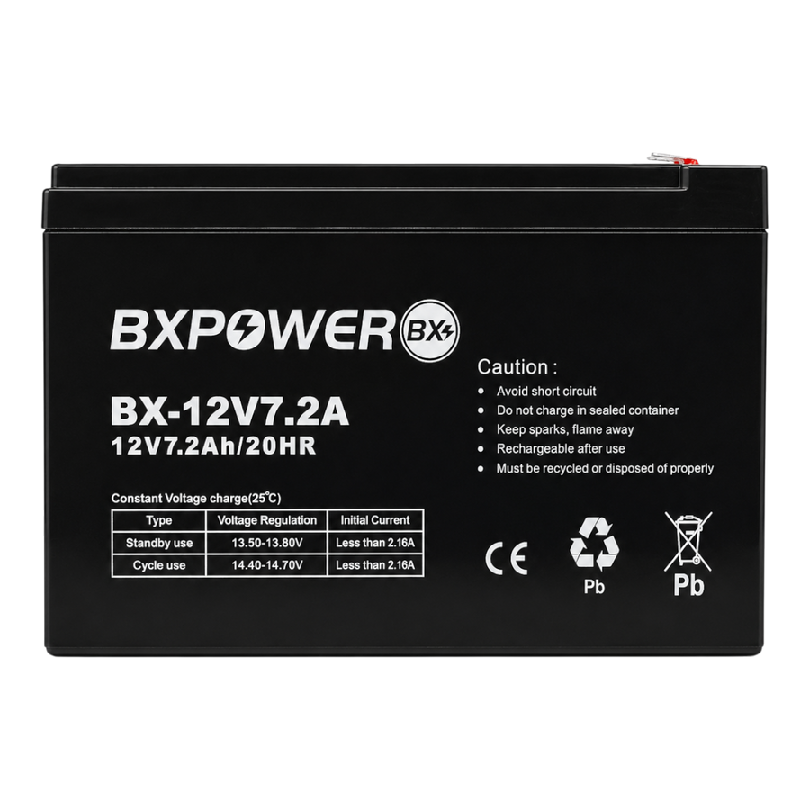 BATERIA SECA RECARGABLE 12V-7AH, ACIDO-PLOMO