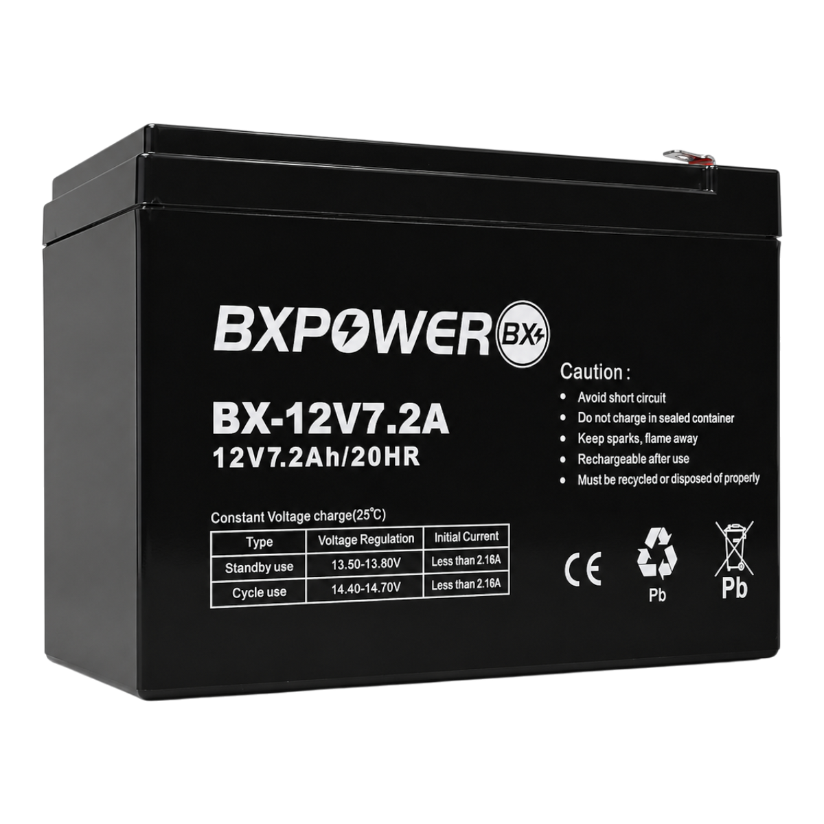 BATERIA SECA RECARGABLE 12V-7AH, ACIDO-PLOMO