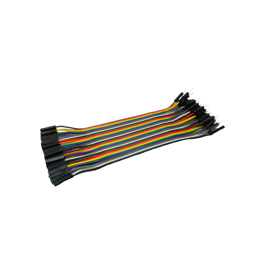 CABLE PARA PROTOBOARD, JUMPER MACHO A HEMBRA, 10CM, 40 PINES