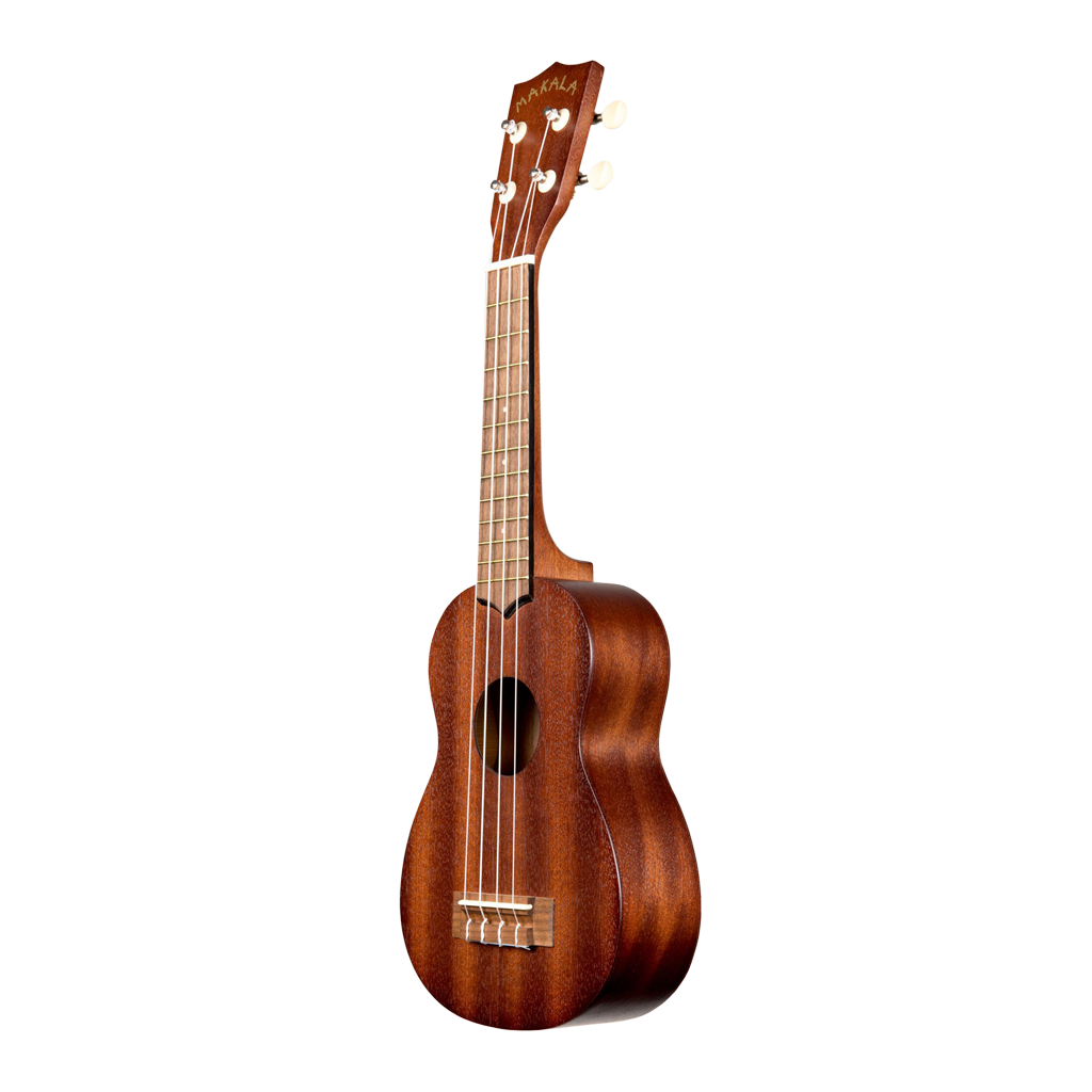 UKELELE SOPRANO 13", COLOR CAFE, TAPA Y FONDO DE CAOBA SATINADO
