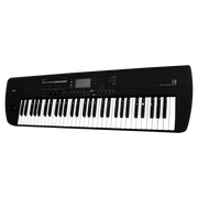 TECL 61 T, WORKSTATION, 790 SONIDOS, 59 KITS DE BATERIA, PANTALLA LCD, COLOR NEGRO