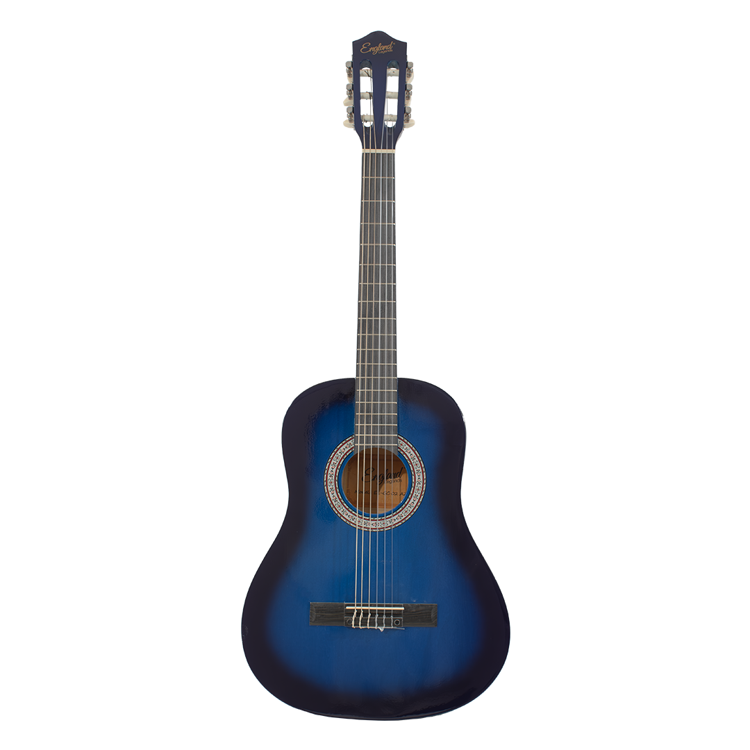 GUITARRA CLASICA 36", COLOR AZUL, INCLUYE BOLSO Y CUERDAS DE RESPUESTO