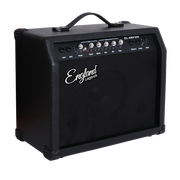 AMPLIFICADOR PARA GUITARRA ELECTRICA DE 30W, EQ BASS, MEDIO Y TREBLE, EFECTO DE DRIVE, 2 ENTRADAS JACK 6.3 MM, ENTRADA AUX Y AUDIFONOS