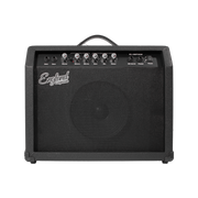 AMPLIFICADOR PARA GUITARRA ELECTRICA DE 30W, EQ BASS, MEDIO Y TREBLE, EFECTO DE DRIVE, 2 ENTRADAS JACK 6.3 MM, ENTRADA AUX Y AUDIFONOS