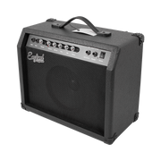 AMPLIFICADOR PARA GUITARRA ELECTRICA DE 30W, EQ BASS, MEDIO Y TREBLE, EFECTO DE DRIVE, 2 ENTRADAS JACK 6.3 MM, ENTRADA AUX Y AUDIFONOS