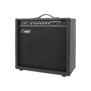 AMPLIFICADOR PARA GUITARRA ELECTRICA DE 60W, EQ BASS, MEDIO Y TREBLE, 2 ENTRADAS JACK 6.3 MM, ENTRADA AUX Y AUDIFONOS