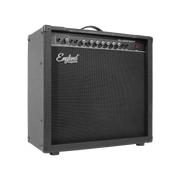 AMPLIFICADOR PARA GUITARRA ELECTRICA DE 60W, EQ BASS, MEDIO Y TREBLE, 2 ENTRADAS JACK 6.3 MM, ENTRADA AUX Y AUDIFONOS