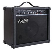 AMPLIFICADOR PARA BAJO ELECTRICO DE 40W, EQ BASS Y TREBLE, 2 ENTRADAS JACK 6.3 MM, ENTRADA AUX RCA Y AUDIFONOS