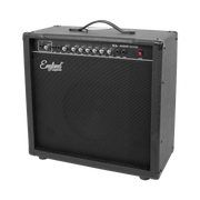 AMPLIFICADOR PARA BAJO ELECTRICO DE 40W, EQ BASS Y TREBLE, 2 ENTRADAS JACK 6.3 MM, ENTRADA AUX RCA Y AUDIFONOS