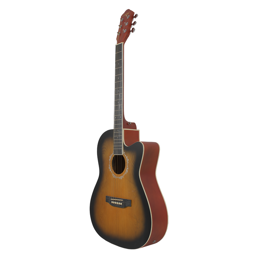Guitarra Electroacústica CutaWay, 39 Pulg, England Legends, EL-GEL 03 CN