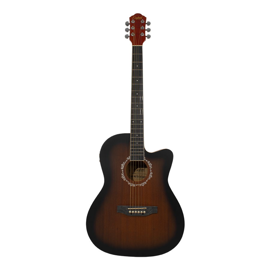 GUITARRA ELÉCTROACUSTCA ESCALA 39",COLOR ROJO, INCLUYE BOLSO, SET DE CUERDAS