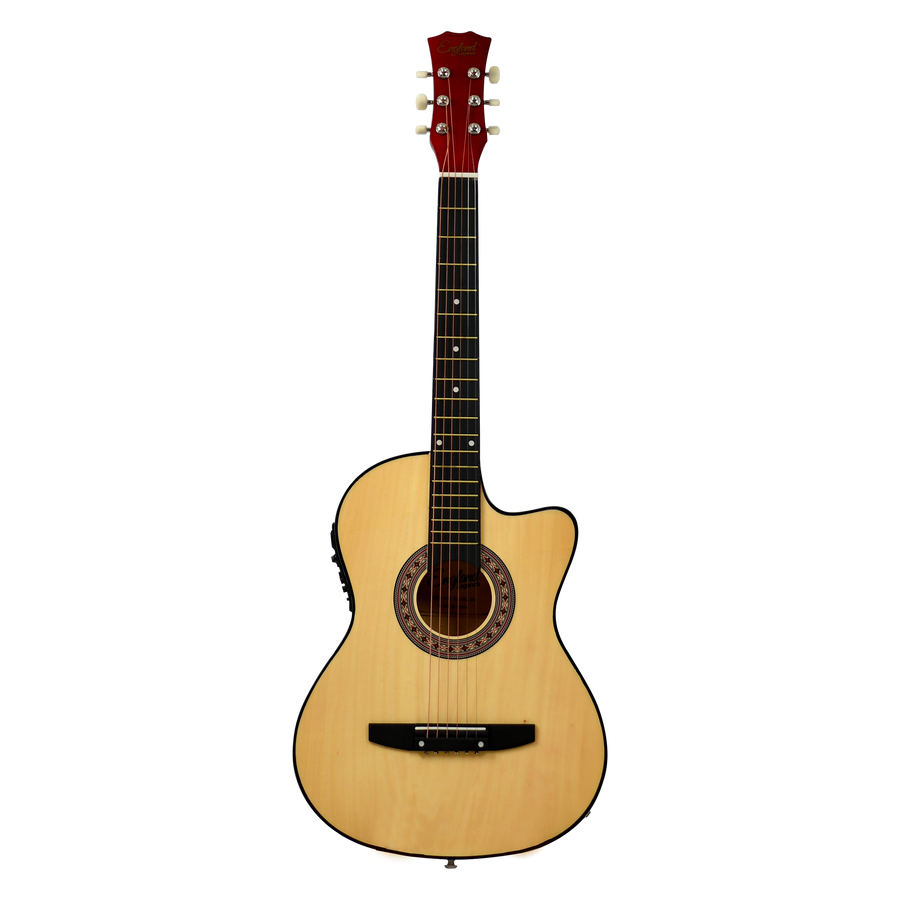 GUITARRA ELECTROACUSTCA ESCALA 38", COLOR NATURAL, INCLUYE PREAMP 7545R, BOLSO, SET DE CUERDAS, CORREA, AFINADOR, CABLE