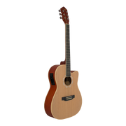GUITARRA ELECTROACUSTCA ESCALA 39", COLOR NATURAL, INCLUYE BOLSO, SET DE CUERDAS