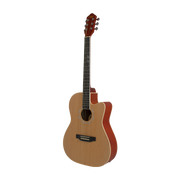 GUITARRA ELECTROACUSTCA ESCALA 39", COLOR NATURAL, INCLUYE BOLSO, SET DE CUERDAS