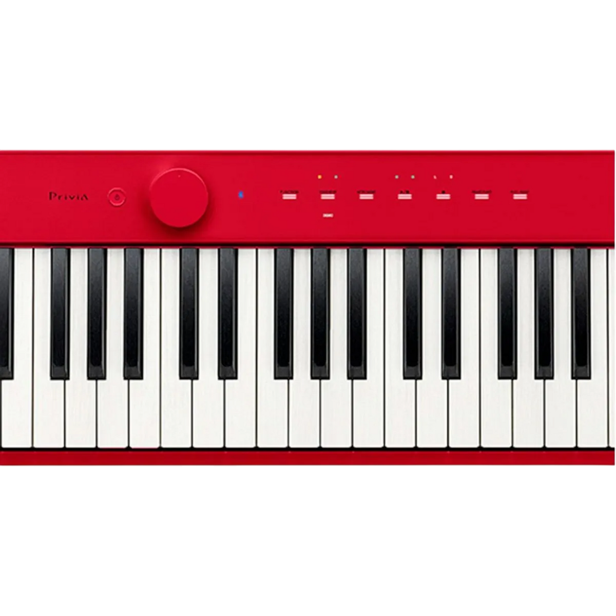 PIANO ELECT DE 88 T CON 5 NIV DE SENSIBILIDAD, COLOR ROJO, 18 TIMB, CONECCIÓN INALAMBRICA BLUETOOTH 5.0, USB TO HOST