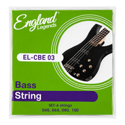SET DE CUERDAS PARA BAJO ELECTRICO DE 4 CUERDAS, ACERO NIQUELADO, CALIBRE 0.45-0.55-0.80-1.00