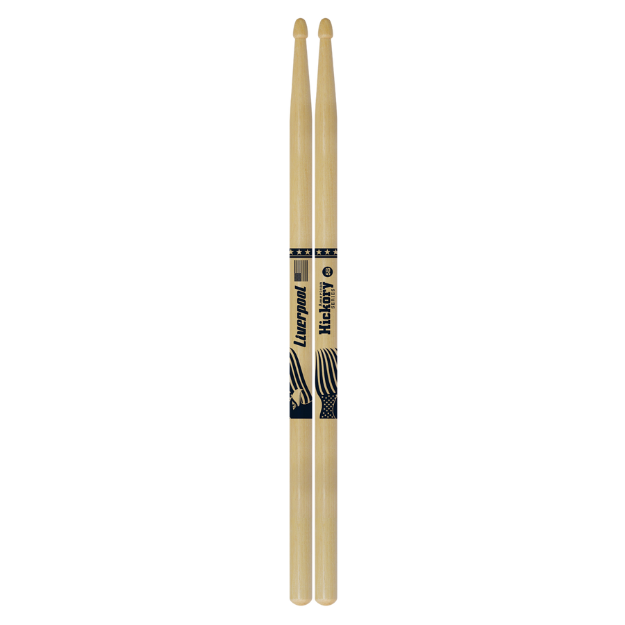 BAQUETA 5B PUNTA DE MADERA, SERIE AMERICAN HICKORY, 420X15,9MM