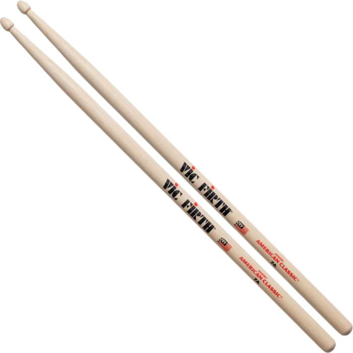 BAQUETA 7AN PUNTA DE NYLON, COLOR NATURAL, 393.7X13.7MM