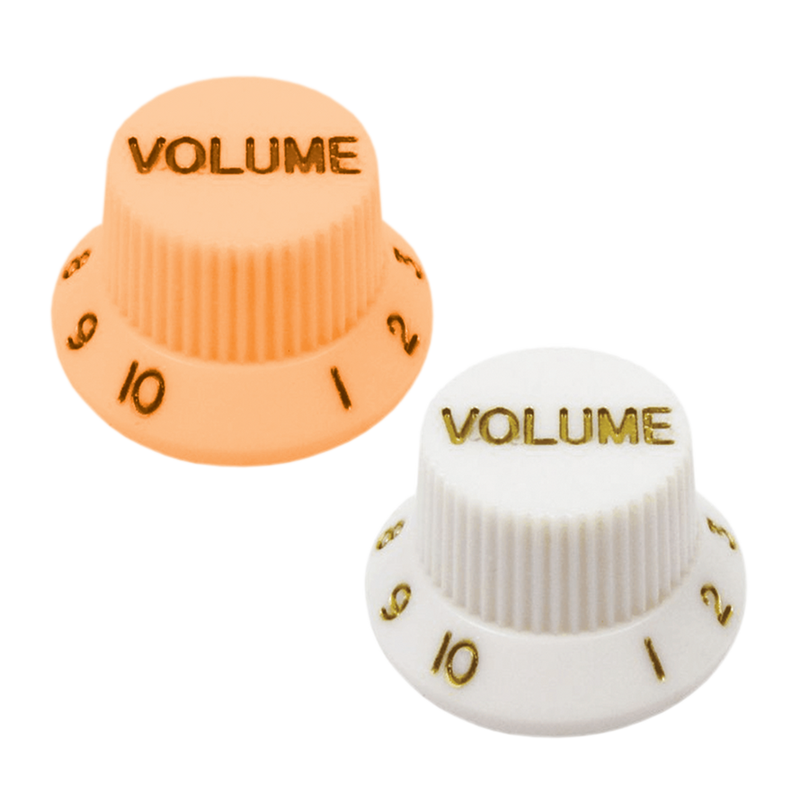Perilla de Volumen para Guitarra Eléctrica , Beige y Blanco, ENGLAND LEGENDS EL-CVG 01