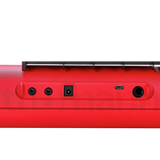 TECL 61 T , 400 TIMB, 77 RITM, POLIFONIA 32, CONEC APP, USB A HOST, PANT LCD, COLOR ROJO