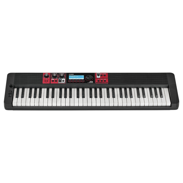TECL 61 T, 900 TIMB, 243 RITM, 64 DE POLIF, USB A HOST- MIDI, PANT LCD, COLOR NEGRO