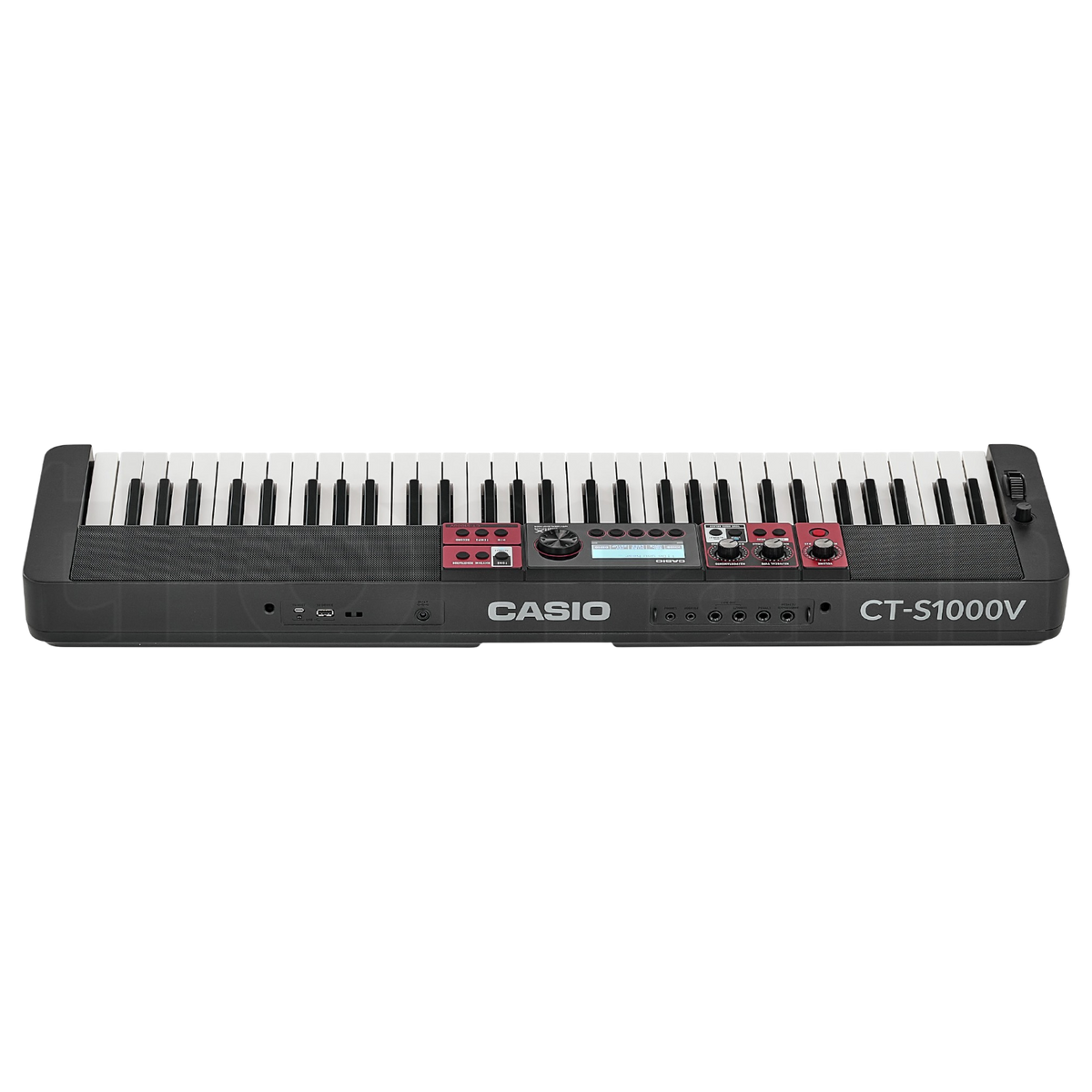 TECL 61 T, 900 TIMB, 243 RITM, 64 DE POLIF, USB A HOST- MIDI, PANT LCD, COLOR NEGRO