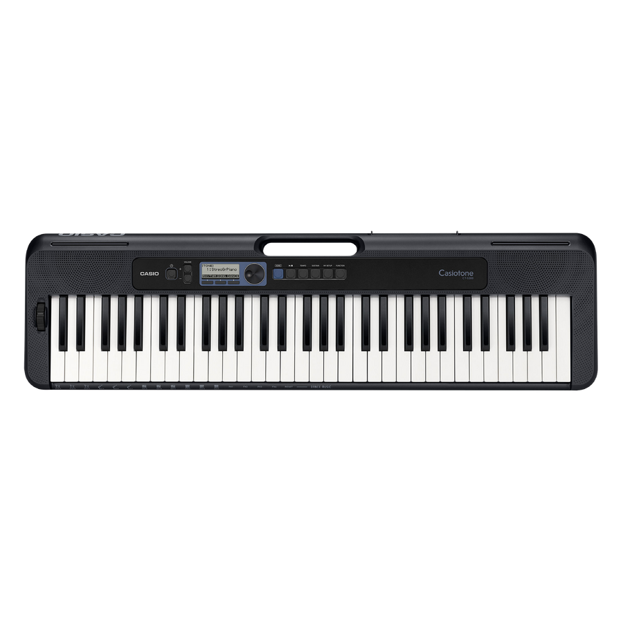 TECL 61 T RETROILUMINADAS, 400 TIMB, 77 RITM, POLIF 48, CONEC APP, USB MIDI, PANT LCD,  COLOR NEGRO