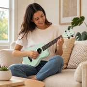 UKELELE SOPRANO 13", COLOR AZUL CIELO