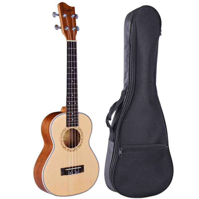 UKELELE TENOR 17", COLOR NATURAL, MADERA DE SAPELE, INCLUYE BOLSO Y JUEGO DE CUERDAS AQUILAS DE RESPUESTO