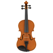 VIOLIN 4/4 COLOR NATURAL ACABADO MATE, INCLUYE ESTUCHE, ARCO Y PERRUBIA
