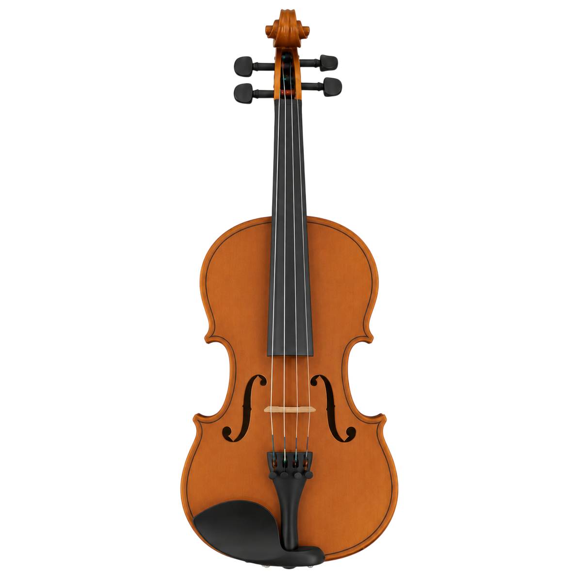 VIOLIN 4/4 COLOR NATURAL ACABADO MATE, INCLUYE ESTUCHE, ARCO Y PERRUBIA