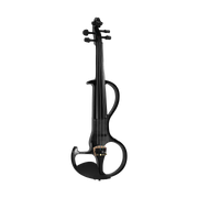 VIOLIN 4/4 ELECTRICO COLOR NEGRO, INCLUYE ESTUCHE, AUDIFONOS, CABLE Y BATERIA DE 9V, ARCO Y PERRUBIA