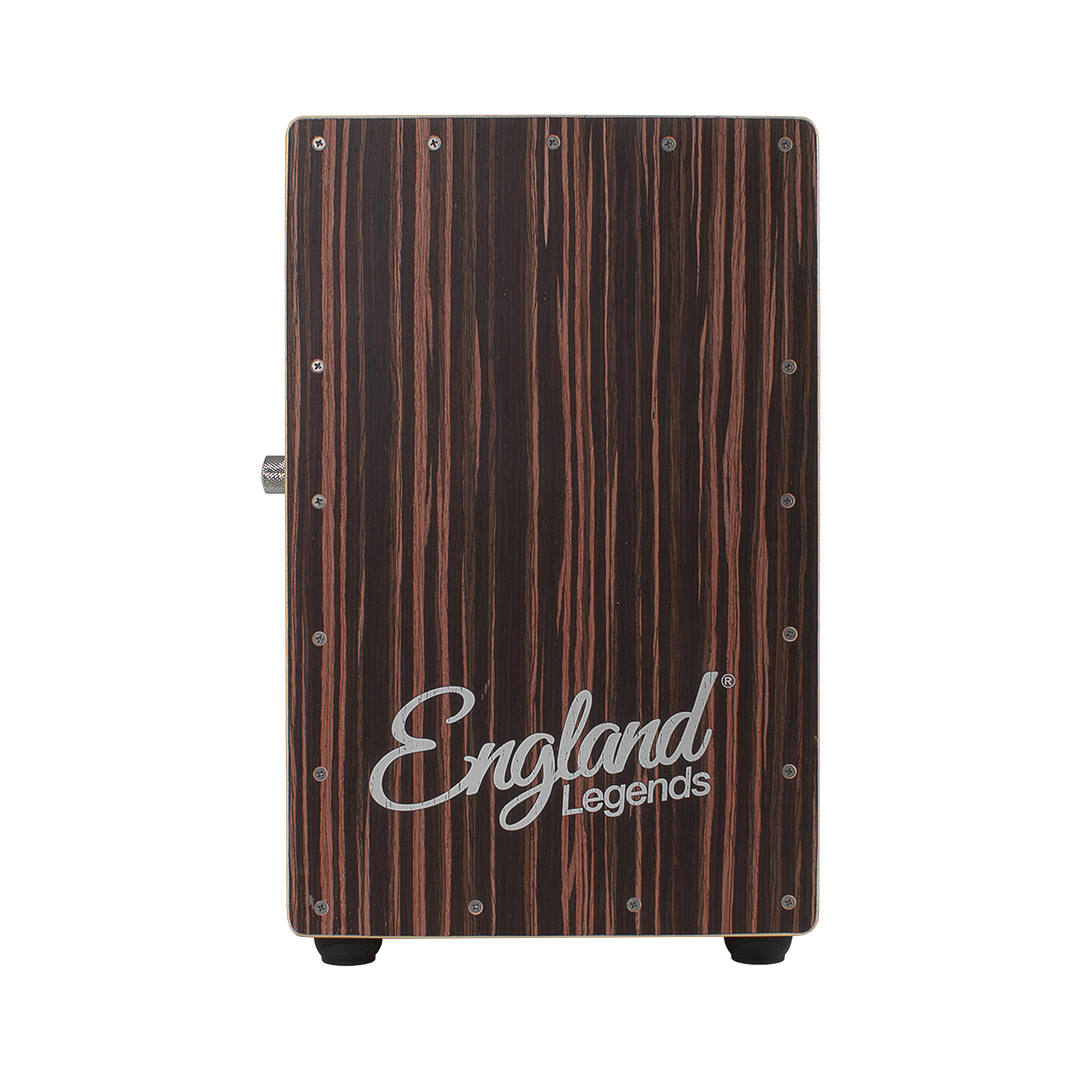 CAJON PERUANO CON TAPA ATORNILLADA Y BORDONERA AJUSTABLE, COLOR NATURAL, DIMENSIONES 48 CM x 29.8 CM x 30.2 CM